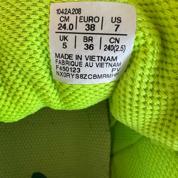 ASICS Gel Resolution 9 Clay Women Size 7 Hazard Green/Reborn Blue Tennis Shoes - Picture 16 of 16